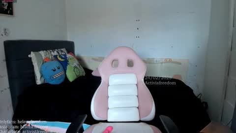 Snapshot of activistfreedom chatting on 02.25.25 Helena online show from 02.25.25