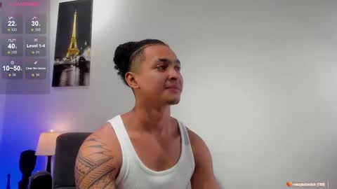 Snapshot of adonis_dlh chatting on 02.22.25 Adonis online show from 02.22.25