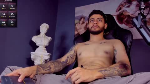 Snapshot of alessandro_duty chatting on 02.22.25 Alessandro INDEPENDENT MODEL online show from 02.22.25
