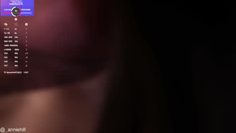 Snapshot of anniehillofficial_ chatting on 01.15.25 anniehillofficial_ online show from 01.15.25