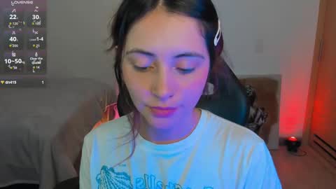 Snapshot of anniemora_ chatting on 10.04.25 Annie online show from 10.04.25