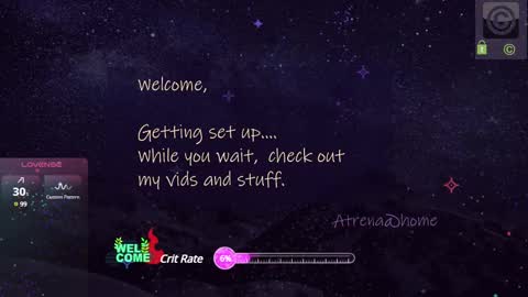 Snapshot of atrena chatting on 01.15.25 Atrena online show from 01.15.25