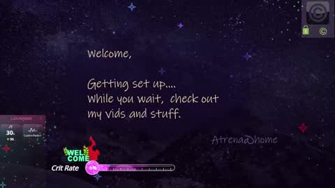 Snapshot of atrena chatting on 01.27.25 Atrena online show from 01.27.25