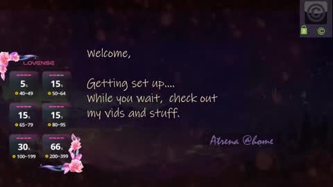 Snapshot of atrena chatting on 09.18.25 Atrena online show from 09.18.25