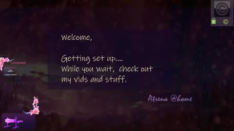 Snapshot of atrena chatting on 10.26.25 Atrena online show from 10.26.25