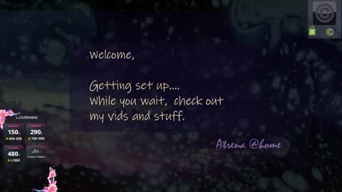 Snapshot of atrena chatting on 10.29.25 Atrena online show from 10.29.25