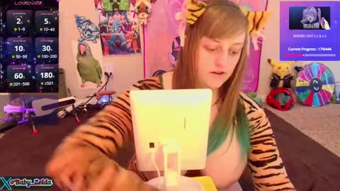 Snapshot of babyzelda chatting on 12.18.24 BabyZelda online show from 12.18.24