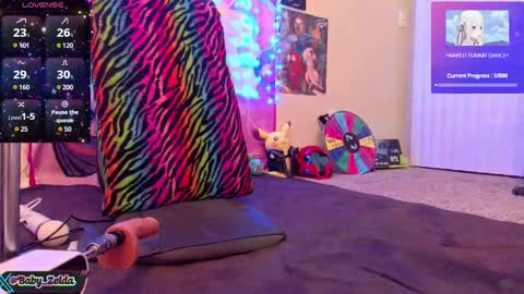 Snapshot of babyzelda chatting on 12.28.24 BabyZelda online show from 12.28.24