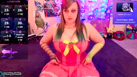 Snapshot of babyzelda chatting on 01.09.25 BabyZelda online show from 01.09.25