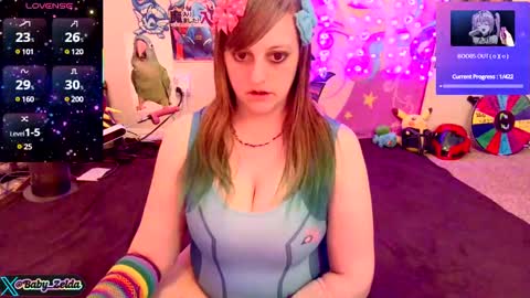 Snapshot of babyzelda chatting on 02.07.25 BabyZelda online show from 02.07.25
