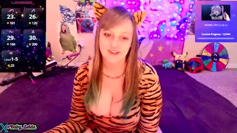 Snapshot of babyzelda chatting on 02.14.25 BabyZelda online show from 02.14.25