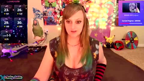 Snapshot of babyzelda chatting on 02.20.25 BabyZelda online show from 02.20.25