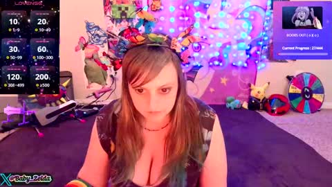 Snapshot of babyzelda chatting on 02.21.25 BabyZelda online show from 02.21.25
