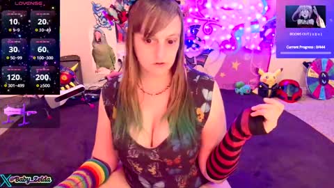 Snapshot of babyzelda chatting on 02.23.25 BabyZelda online show from 02.23.25