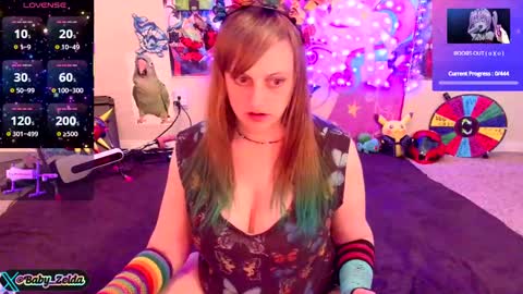 Snapshot of babyzelda chatting on 03.04.25 BabyZelda online show from 03.04.25
