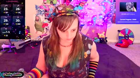 Snapshot of babyzelda chatting on 03.09.25 BabyZelda online show from 03.09.25