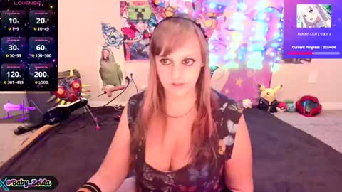 Snapshot of babyzelda chatting on 09.13.25 BabyZelda online show from 09.13.25
