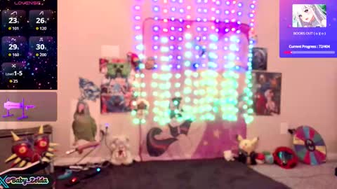 Snapshot of babyzelda chatting on 10.12.25 BabyZelda online show from 10.12.25