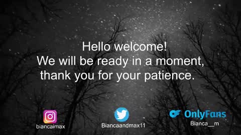 Snapshot of bianca_and_maxwell chatting on 02.19.25 bianca and maxwell online show from 02.19.25