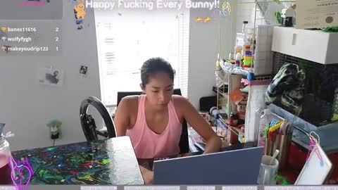 Snapshot of bunnycheekz chatting on 12.05.24 Tokki  bunny  online show from 12.05.24