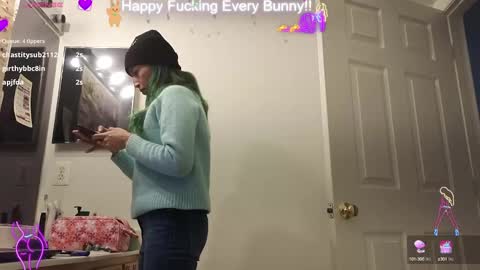 Snapshot of bunnycheekz chatting on 01.22.25 Tokki  bunny  online show from 01.22.25