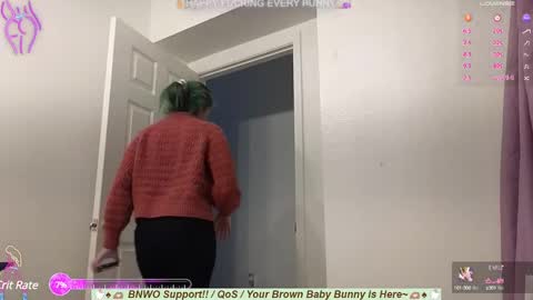 Snapshot of bunnycheekz chatting on 02.21.25 Tokki  bunny  online show from 02.21.25