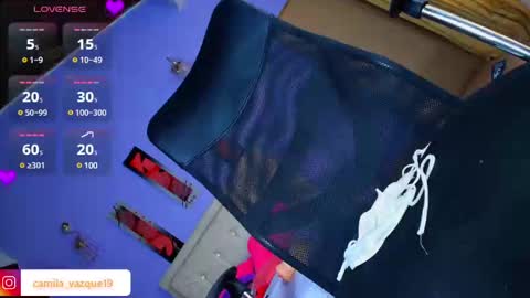 Snapshot of camila_hott1 chatting on 01.19.25 Cami vazques online show from 01.19.25