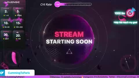 Cumming To Mistress Isabella Cummings online show from 02.21.25