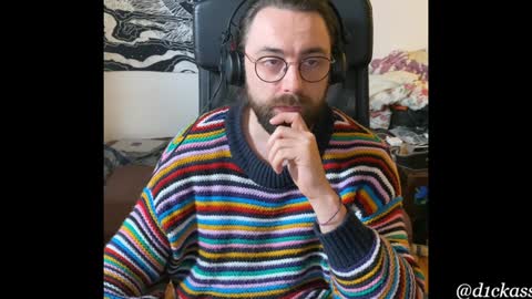 Snapshot of d1ckass chatting on 01.24.25 d1ckass online show from 01.24.25