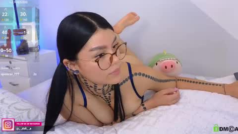 Snapshot of daliapunkt chatting on 02.23.25 Dalia online show from 02.23.25