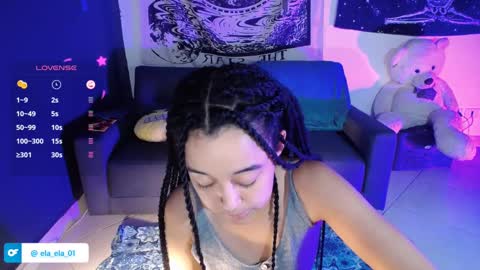 Snapshot of ela_0 chatting on 01.21.25 Ela  Help me reach 100 thumbs up online show from 01.21.25