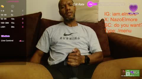Snapshot of elmorenazogt chatting on 01.10.25 My name is Elmore. Please say hello I like to chat with you. If you have requests or dirty talk please use tip online show from 01.10.25