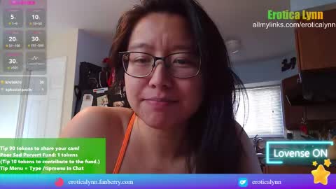 Snapshot of eroticalynn chatting on 02.19.25 Lynn online show from 02.19.25