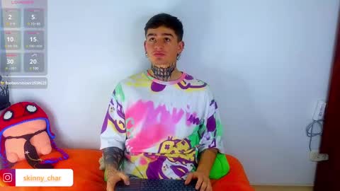 Snapshot of estebanchar_ chatting on 01.07.25 Esteban independent model online show from 01.07.25
