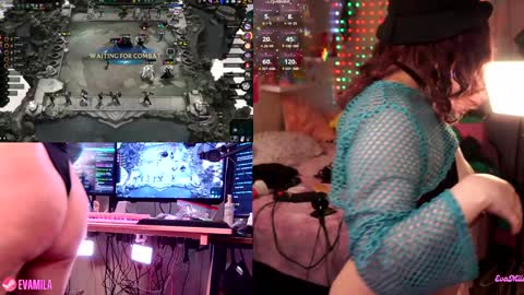 Snapshot of evamilaa chatting on 12.04.24 Eva online show from 12.04.24