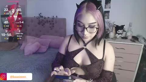 Snapshot of exodiakinky chatting on 09.27.25 Goddess Exodia please help me reach 100 thumbs up online show from 09.27.25
