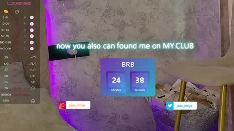 your kitty JANE roawww online show from 01.25.25