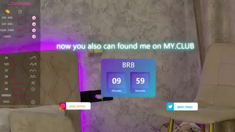 your kitty JANE roawww online show from 02.23.25