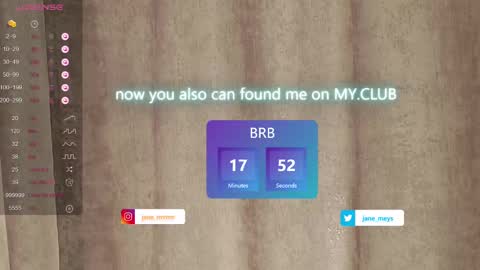 your kitty JANE roawww online show from 02.25.25