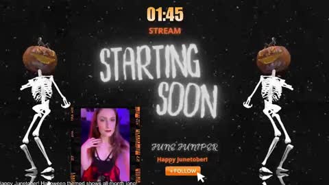 Snapshot of junejuniper chatting on 10.06.25 June Juniper online show from 10.06.25