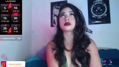 Snapshot of kemmadakii chatting on 01.23.25 Kemma online show from 01.23.25