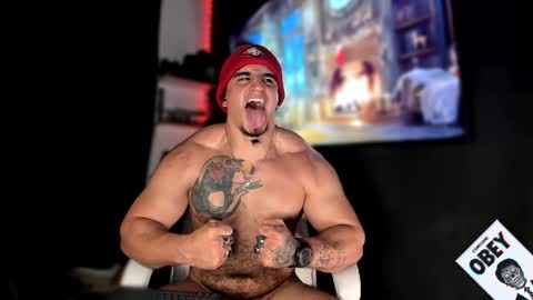 Snapshot of kingbear777 chatting on 02.03.25 King Bear online show from 02.03.25