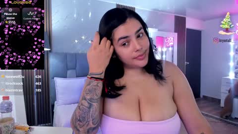 Snapshot of krysstal__ chatting on 12.29.24 online show from 12.29.24