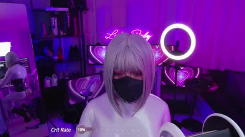 Snapshot of latexrubydoll chatting on 02.22.25 Latex Ruby online show from 02.22.25