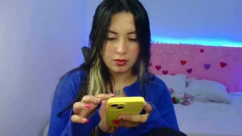 Snapshot of lia_14_ chatting on 02.20.25 Lia online show from 02.20.25