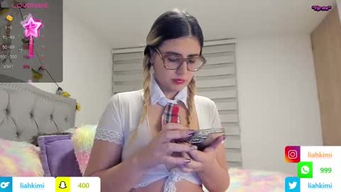 Snapshot of liahkimi chatting on 01.21.25 Lia online show from 01.21.25