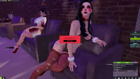 Snapshot of little_doll25 chatting on 12.24.24 Succubus Blue online show from 12.24.24