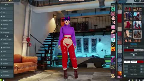 Snapshot of little_doll25 chatting on 01.10.25 Succubus Blue online show from 01.10.25