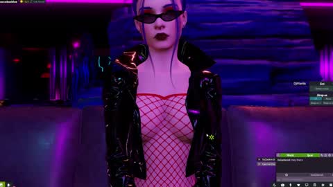 Snapshot of little_doll25 chatting on 01.16.25 Succubus Blue online show from 01.16.25