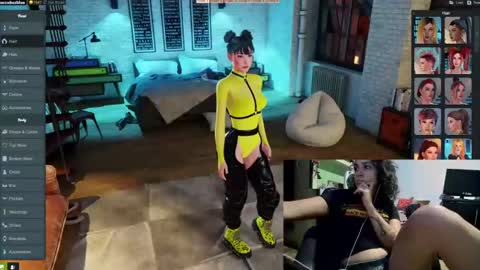 Snapshot of little_doll25 chatting on 01.20.25 Succubus Blue online show from 01.20.25